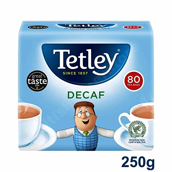 TETLEY DECAF TEA – Paketz \u0026 Piecez 