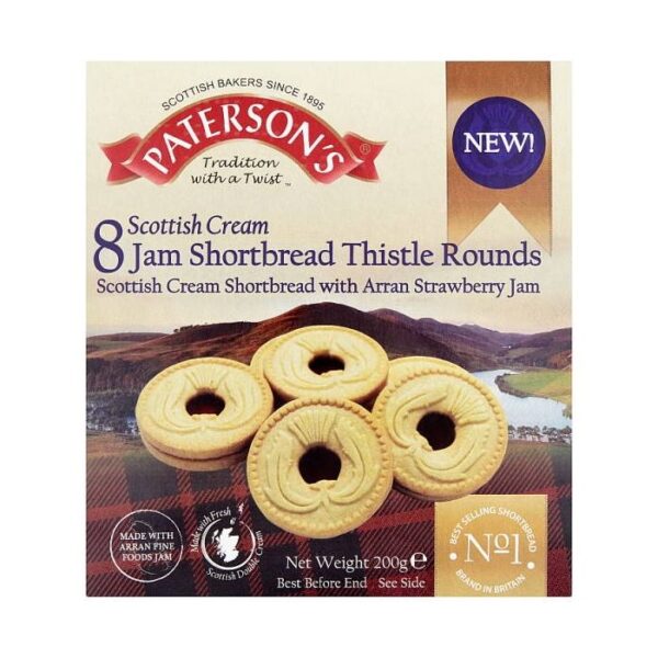 PATERSONS CARAMEL SHORTBREAD 200G