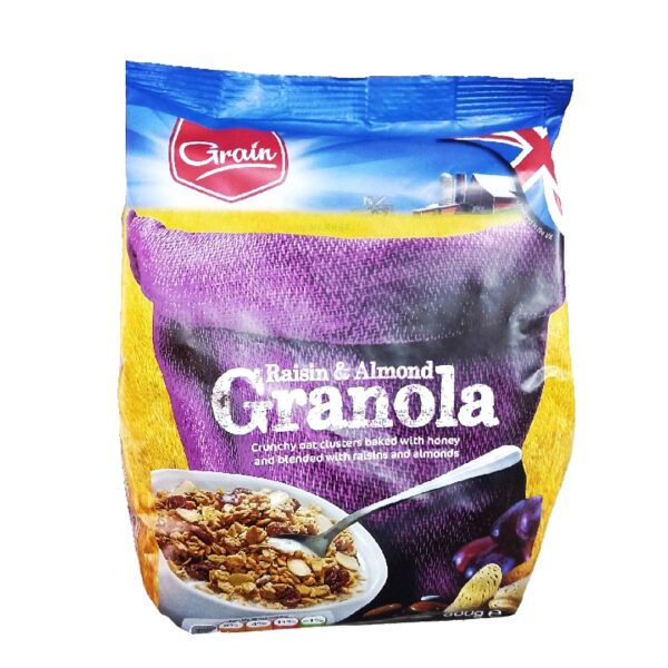 GRAIN TROPICAL/ALMOND GRANOLA 500G
