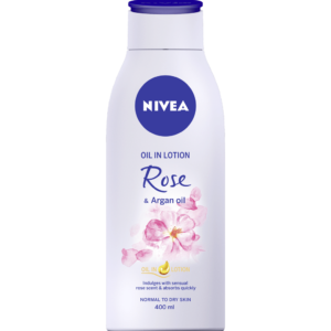 NIVEA ROSE & ARGAN OIL BODY LOTION 400ML