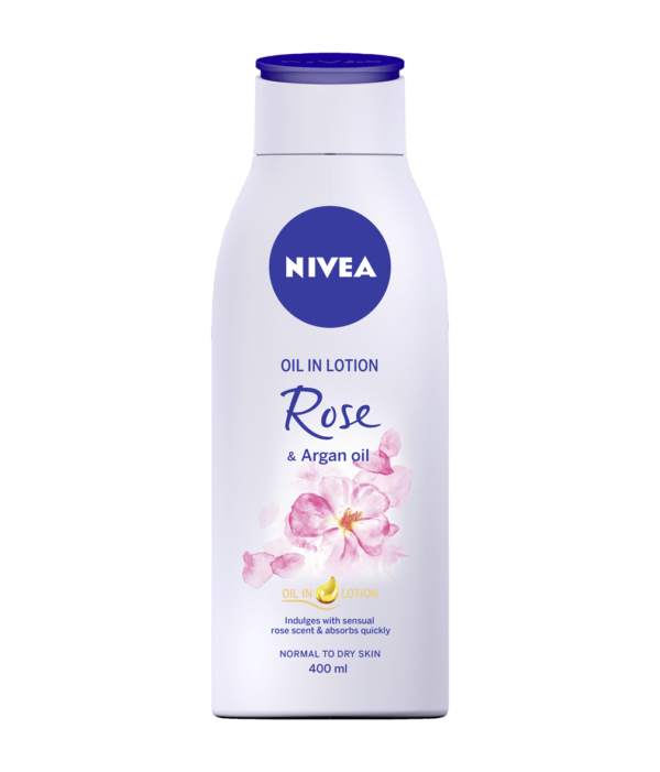NIVEA ROSE & ARGAN OIL BODY LOTION 400ML