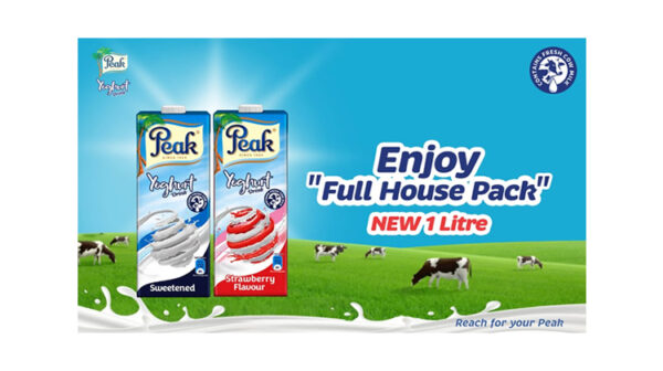 PEAK YOGHURT 1 LITRE PACK
