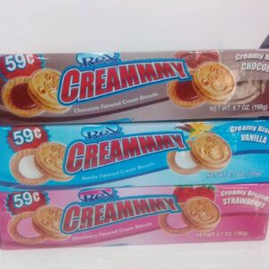 REX CREAMMY BISCUIT 190G
