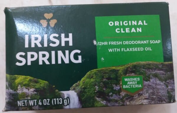 IRISH SPRING BAR SOAP IMPORTED 113G
