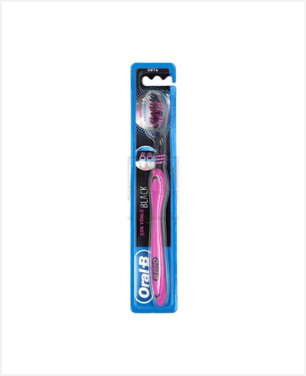 ORAL-B ALL-ROUNDER BLACK TOOTHBRUSH