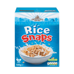 CROWNFIELD RICE SNAPS 500G