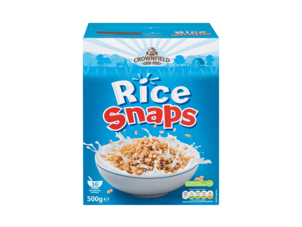 CROWNFIELD RICE SNAPS 500G