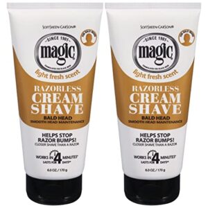 MAGIC RAZORLESS SHAVE CREAM BALD HEAD